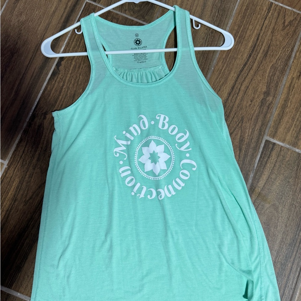 Club Pilates Mint Green Tank Top